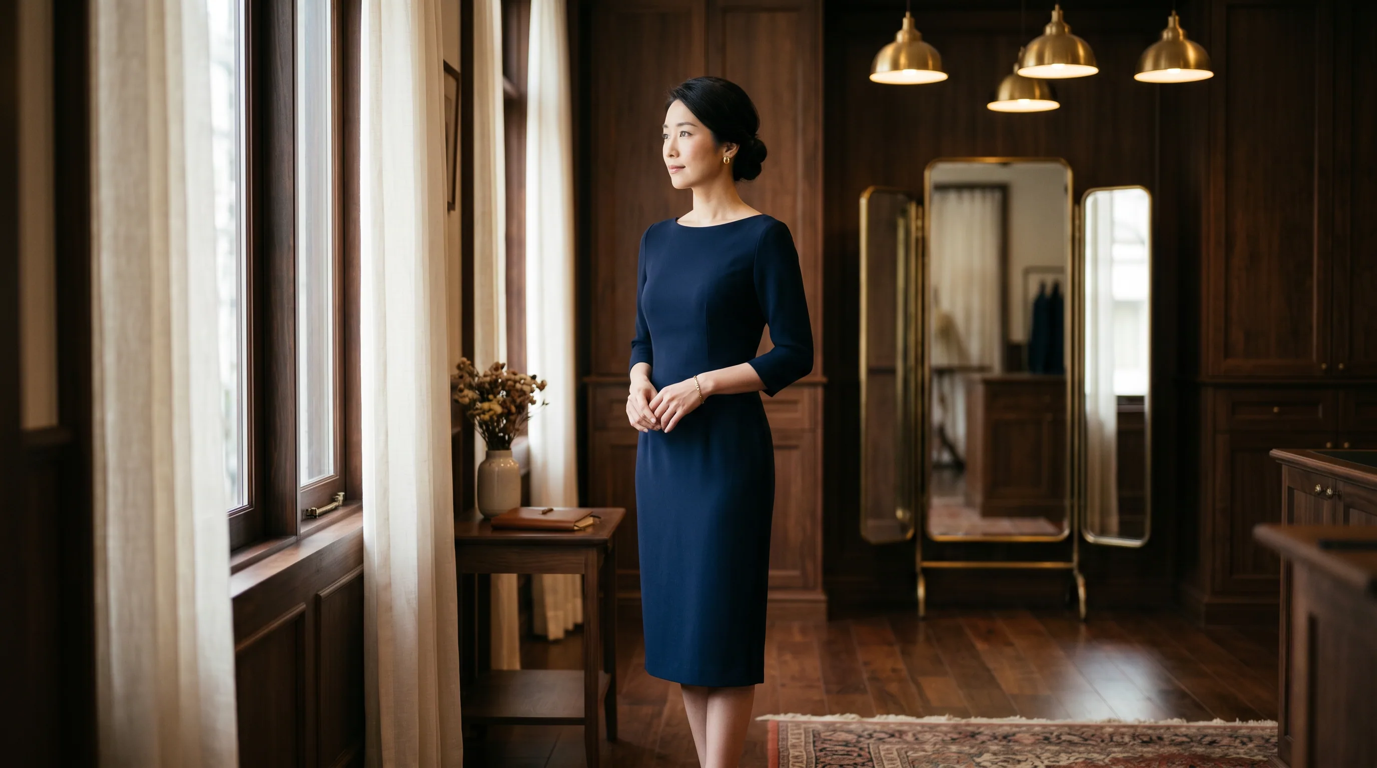 Elegant bespoke dress