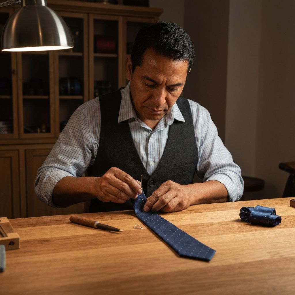 Seven-Fold Tie Construction